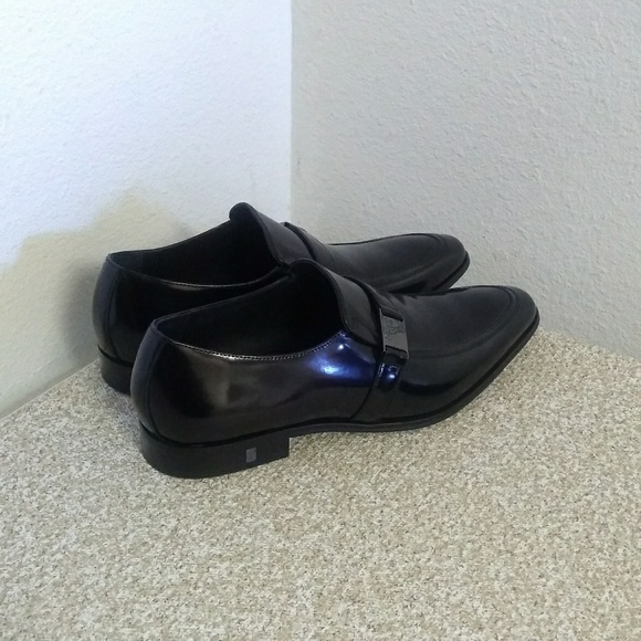 Versace Collection Black Patent Leather Loafers - Picture 3 of 8